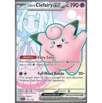 Sběratelská karetní hra Lillie's Clefairy ex 173/159