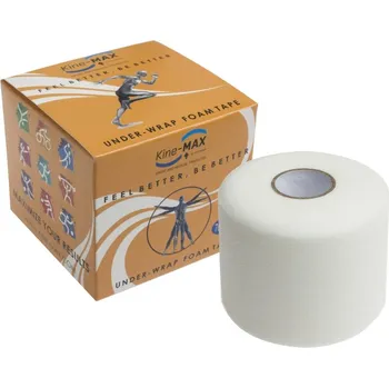 Tejpovací páska Kine-MAX Under Wrap Foam Tape - Podtejpovací páska 7cm x 27m - Bílá Podtejpovací páska pro pohodlnou a šetrnou fixaci