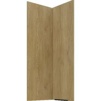 Kuchyňská skříňka Horní rohová skřínka 60 x 60 GN 90 2F (90°), v provedení dub Cremona/bílá matná