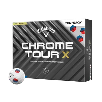 Golfový míček Callaway Chrome Tour X TruTrack, White