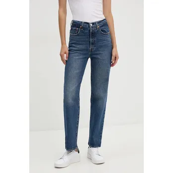 Pánské džíny Džíny Levi's RIBCAGE STRAIGHT ANKLE 72693 námořnická modř 59A, vel. 24/27