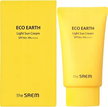 Přípravek na opalování The Saem Eco Earth lehký opalovací krém SPF50+ 50 ml