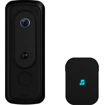 Domovní zvonek Bezdrátový Zvonek ke Dveřím s Kamerou, Pohybovým Čidlem TUYA + Zvonek EDUP
