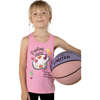 Dámské spodní prádlo Dívčí bavlněné tílko boxerka s 3D aplikací, velikost 110-116 YOCLUB