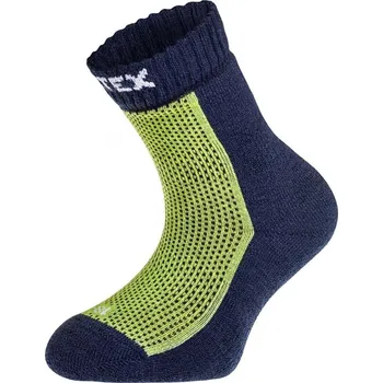 Surtex dětské froté merino ponožky 30-33 (20-21 cm) Zelená