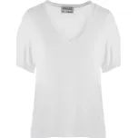 BÍLÉ MODALOVÉ TRIČKO DO V AWARE by Vero Moda