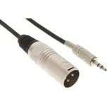 Bespeco EAMS450 (Mikrofonní kabel s profesionálními kovovými konektory XLR(M) a mini Jack 3,5mm (stereo))