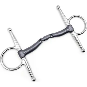 Udidlo pro koně Udidlo roubíkové (fulmer) dvakrát lomené Titanium Maria Fager 13,5 cm
