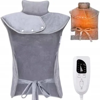 Polštář Elektrický vyhřívací Polštář na záda a ramena 61 x 94 cm