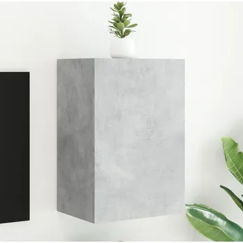 Obývací pokoj vidaXL Nástěnná TV skříňka betonově šedá 40,5 x 30 x 60 cm kompozit