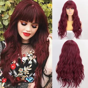 Paruka Vínová paruka s ofinou a dlouhými vlasy Pami