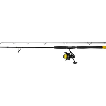 Rybářský prut Black Cat Prut Hard Core Combo Spin Rod 2,4m 200g + Naviják 5000 + Šňůra 0,38mm
