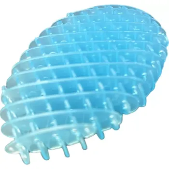 Gadget Antistresová fidget hračka modrá průhledná 5 cm