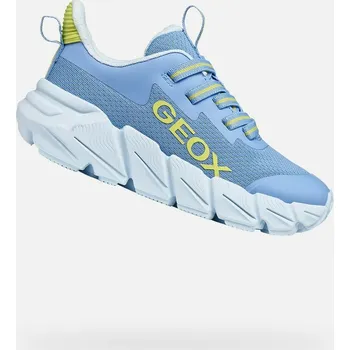 Dívčí tenisky Geox Dívčí Světle modré dívčí tenisky Geox Flexyper Fast Modrá 29 (2985624)