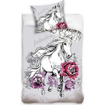 BedTex Povlečení Pohádkový Jednorožec Velikost: jednolůžko 140x200 + 70x90 cm