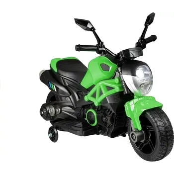 Dětské elektrovozidlo Dětská elektrická motorka 6V zelená GTM1188