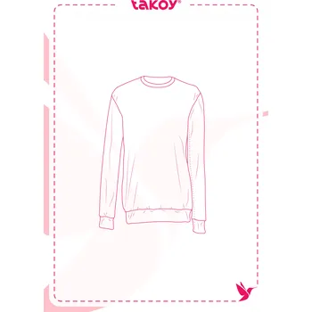 Elektronický střih / PDF dámská mikina basic-2XL,3XL,4XL,5XL