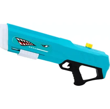 Dětská zbraň velká vodní pistole rekin s pumpou, zelená 57 cm