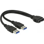 Kabel Delock USB - USB 3.1 typ C 0,25 m černý