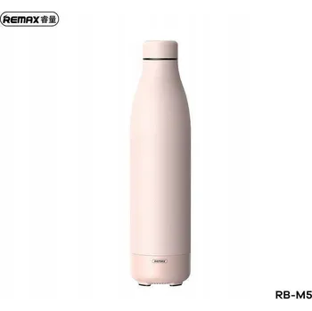 Bluetooth reproduktor Remax Bluetooth reproduktor 5.0 s termoskou 500ml Růžový
