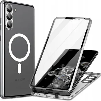 Pouzdro na mobilní telefon XGSM pro Samsung Galaxy S24 stříbrný