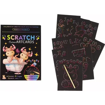 omalovánky zdrapávací omalovánka pro děti – zvířátka