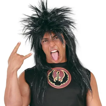 Karnevalová paruka Guirca PARUKA Punk černá