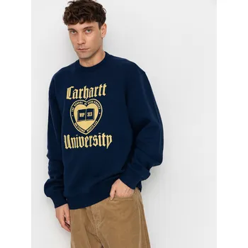 Pánská mikina Carhartt WIP Schooling (jupiter) M, námořnická modrá