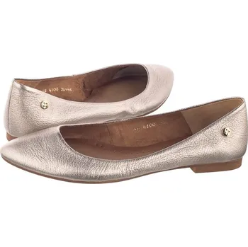 Dámské baleríny Baleríny Maciejka kožené zlaté 04100-25 vel. 38