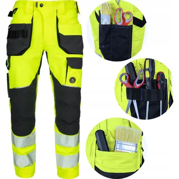 Pracovní obuv PRACOVNÍ ELASTICKÉ KALHOTY DO PASU CERVA DAYBORO HIVIS vel. 52 MODEL!