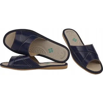 Dámská obuv Dámské kožené pantofle Domácí Pantofle Pohodlné Bamboše s otevřenou špičkou 40