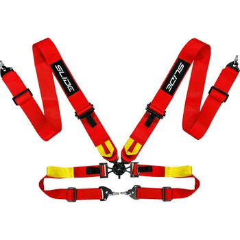 Návlek na bezpečnostní pás Bezpečnostní pásy 4-bodové Slide V2 Quick červené 3"
