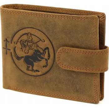 Peněženka NORDEE , přírodní kůže, hnědá - muž