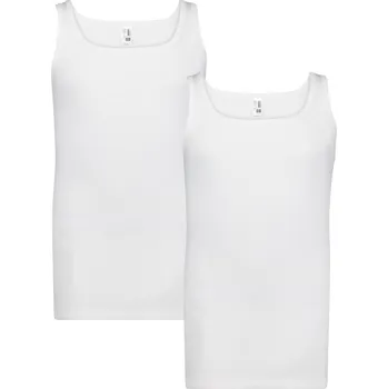 Pánské tílko ADAMO tílko pánské 129444 2 KUSY nadměrné velikosti (až 170 cm) bílá 7XL