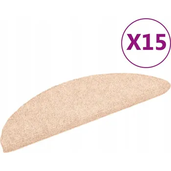 Nášlap na schod Nášlapy na schody protiskluzové, hnědé, 56x17x3 cm