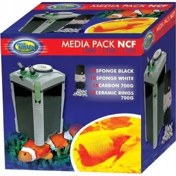 Akvarijní filtr Sada filtračních vložek pro filtr AQUA NOVA NCF 1000/1200/