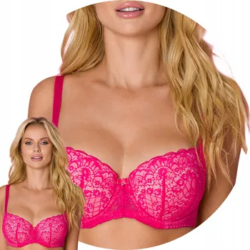 Podprsenka Vena podprsenka bardotka, balkonetka růžová velikost 75E