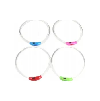 Obojek pro psa Svítící LED obojek pro psa a kočku, nastavitelný, USB, velikost XL