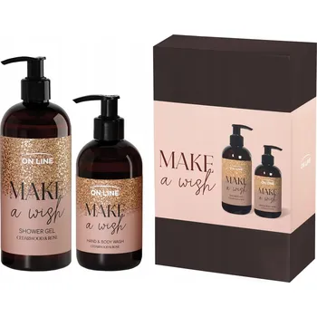 Mýdlo ON LINE Sada Make A Wish Cedar Mýdlo na tělo + Sprchový Gel