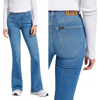 Dámské džíny Dámské džíny Lee Breese Deep Hum, úzký střih, denim W33 L33