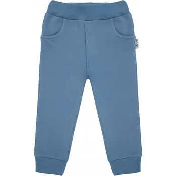 Chlapecké kalhoty Chlapecké bavlněné kalhoty modré Nicol, vel. 74