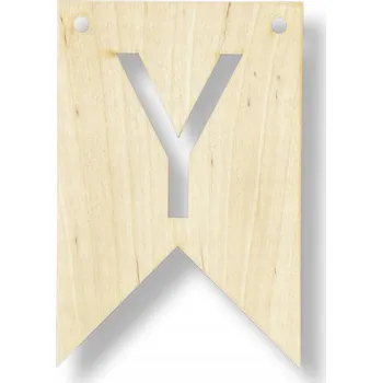 Obraz Dřevěný praporek s písmenem Y - Velkoobchodní prodej ruční výroby