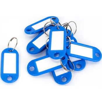 KANCELÁŘSKÝ PŘÍVĚŠEK NA KLÍČE 10 KS KS PŘÍVĚSEK NA KLÍČE