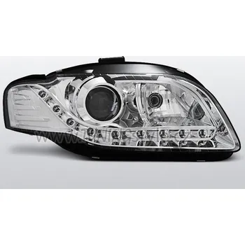 Přední světlomet Přední světla Devil Eyes Audi A4 B7 05-08 chromové