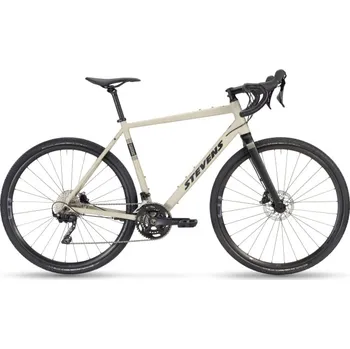 Silniční kolo STEVENS Gavere Light Khaki Shimano CUES 2×10 - S / Šedá