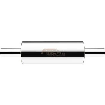 Zadní díl výfuku FMIC.Pro Středový tlumič výfuku, kulatý 425mm 76/76mm