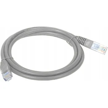 Síťový kabel Patchcord Alan U/UTP 5e RJ45 / RJ45 0,5 m šedý