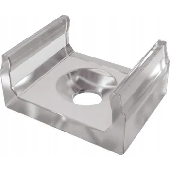 LED osvětlení Mini úchyt pro profil lumines typ A transparentní (průhledný)