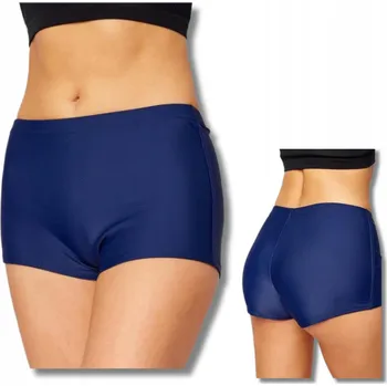 Dámské plavky Plavkové šortky Spodní díl k bikinám Dámské Kalhotky do bazénu Sportovní 38 Námořnická Modrá