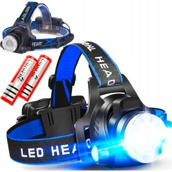 Čelovka Čelovka LED s zoomem XML-T6 CREE, silná, dobíjecí
